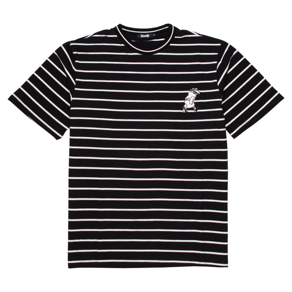 Heavyweight Black & White Stripe T-shirt - SALE