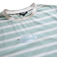 Midweight Mint Stripe T-shirt - SALE