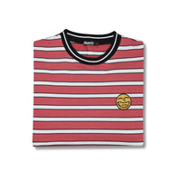 Heavyweight Red Stripe - T-shirt - SALE